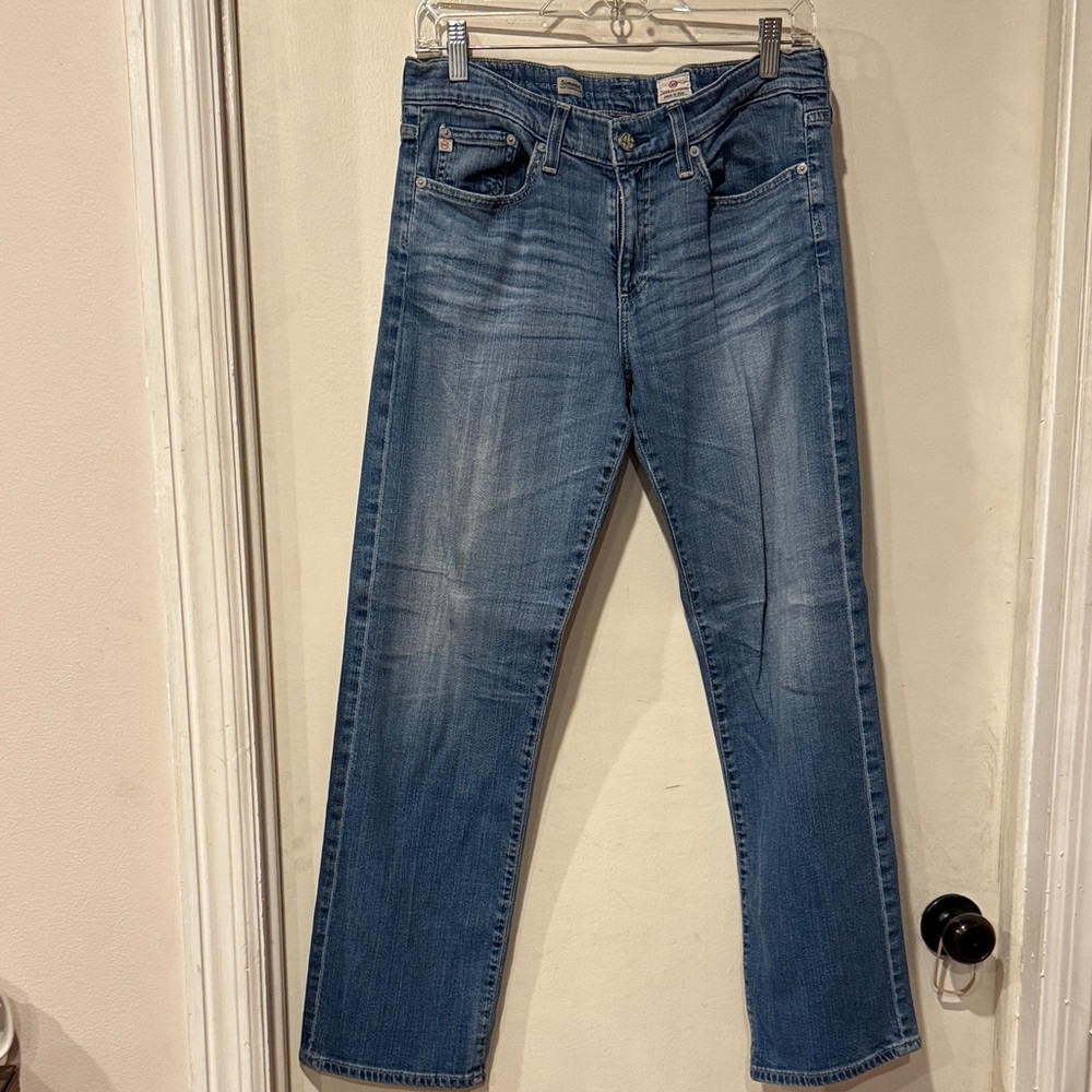 Ag Adriano Goldschmied Simona Straight Blue Jeans